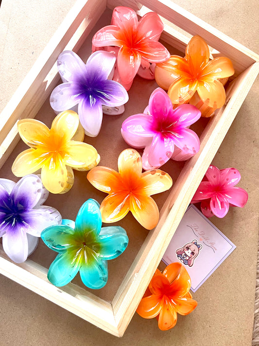 FLOWER KOREAN CLAW CLIP